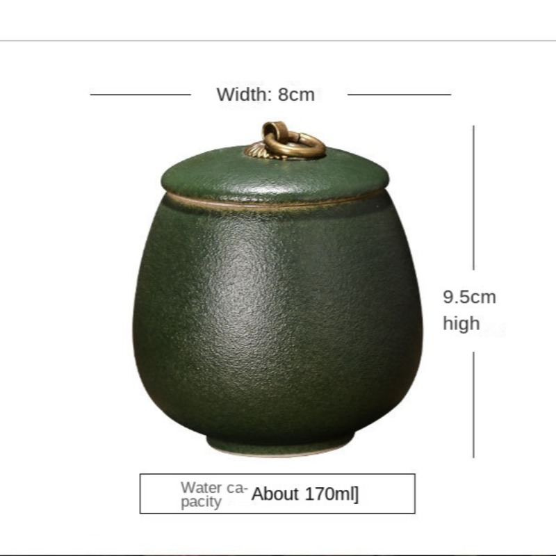 Słoik na herbatę ceramiczny, do kawy, do żywności, szczelny, do gospodarstwa domowego, odporny na wilgoć, do przechowywania, przenośne pudełko podróżne, pojemnik do przechowywania, do domu