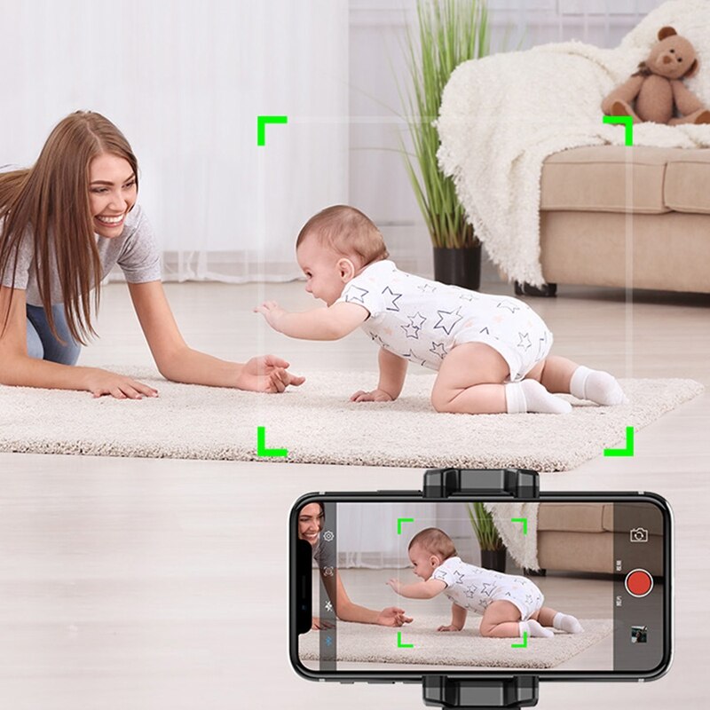 Smart Tracking Gimbal Portable Auto Phone Holder Mount 360 Rotation Auto Face Tracking Vlog Camera Holder