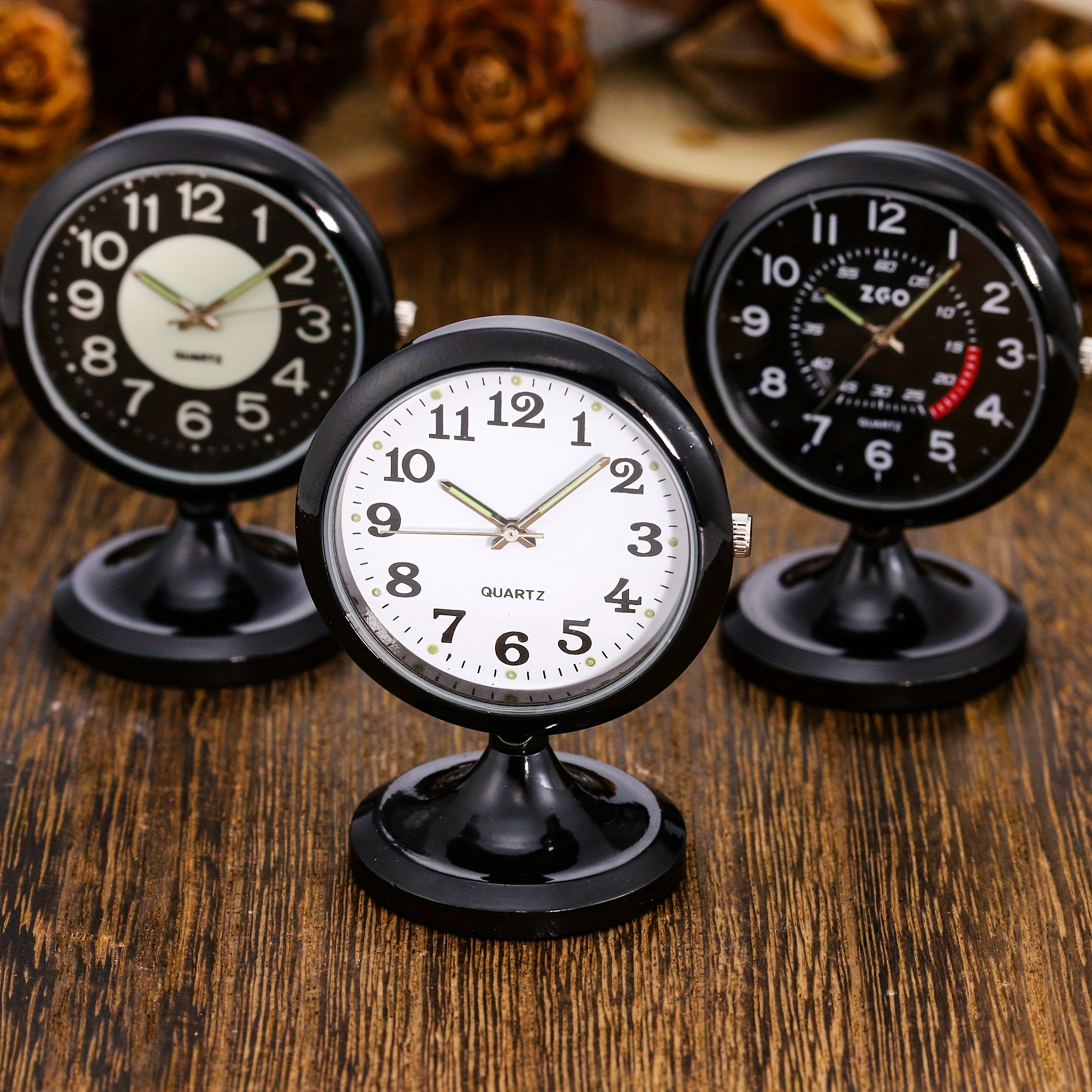 North Star Table Watch Check Time Bedhead Clock Simple Electronic Alarm Night Light Table Watch Quartz Watch Pocket Watch