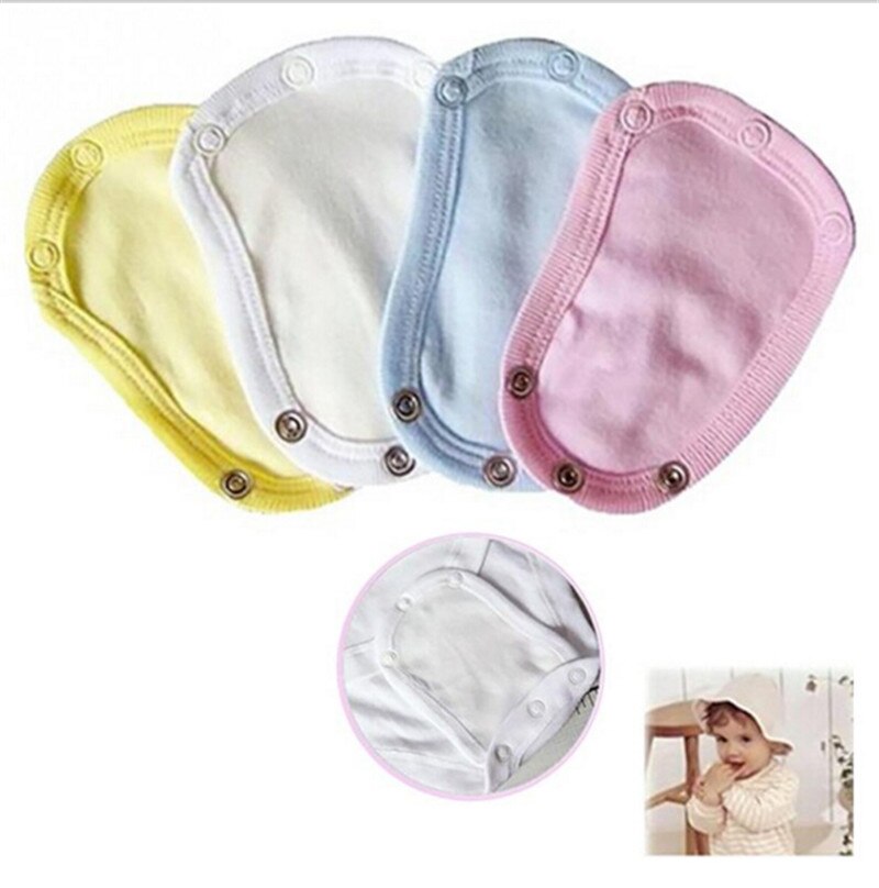 1Pcs Baby Romper Kruis Extenter Kind Een Stuk Bodysuit Extender Baby Care 13*9Cm 4 Kleuren