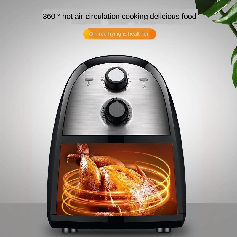 Air Deep-Fried Pot Smart Kitchen Sootless Chips Machine Deep Frying Pan Deep-Fried Pot