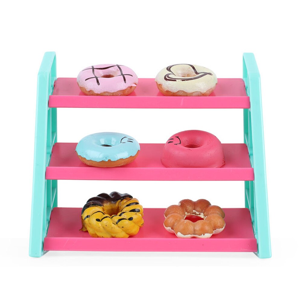 Simulatie Mini Donut Winkel Kassier Model Kids Pretend Play Onderwijs Speelgoed Set Kit Voor Kinderen Verjaardagscadeautjes