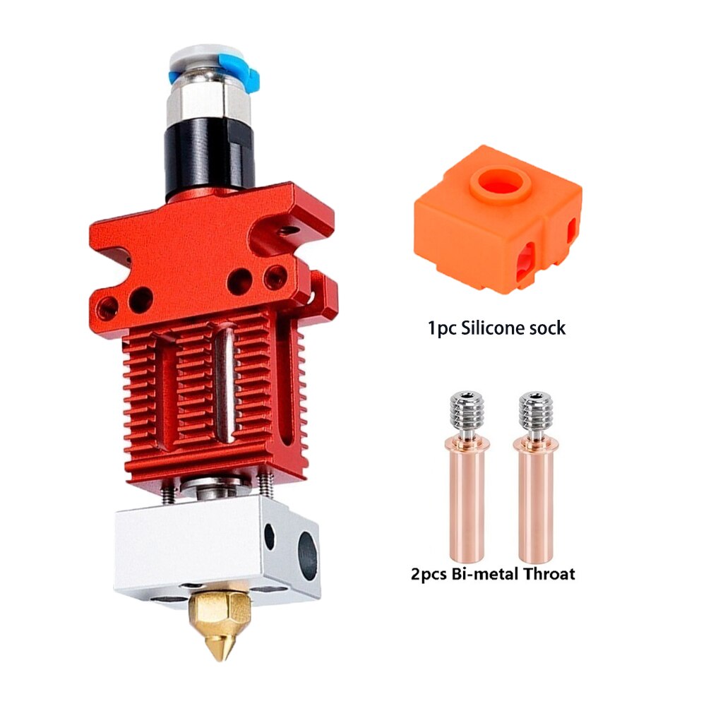 MEGA CR-6 SE Hotend Kit Metal Extrusion Extruder 3D Printing Parts Titanium alloy Bimetal heatbreak for Creality CR-5 PRO CR6: add OrgSockThroat