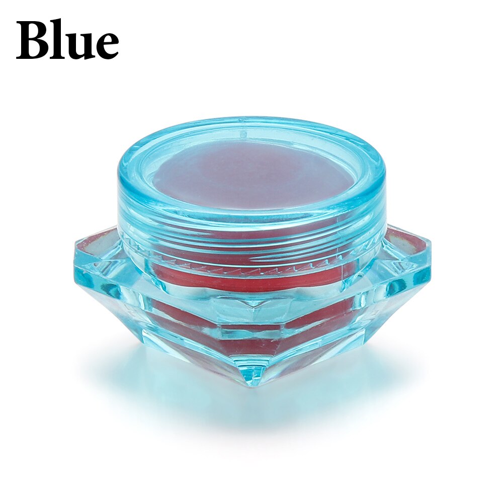 10PCS Resin 5D Pink Drilling Mud Crafts Dotting Heart Clay Painting DIY Nail Art Tools Handcraft Cross Stitch Accessories: 1PC blue