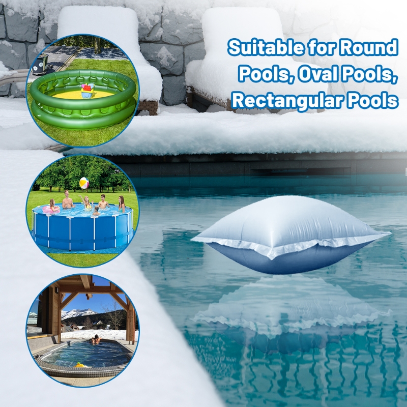 Cuscino per piscina da 50 libbre cuscini per piscina gonfiabili in PVC per protezione allenamento nuoto galleggiante addensare Airbag accessorio nuoto