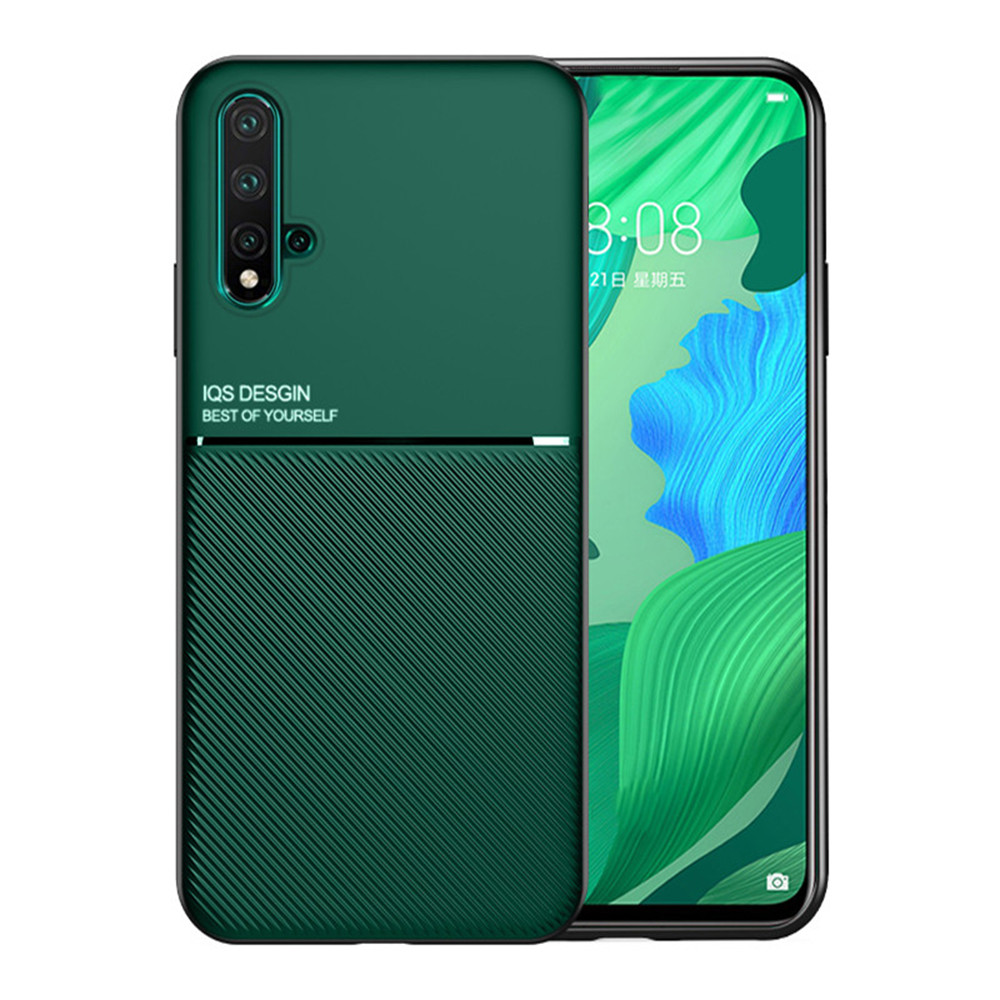 MAKAVO Für Huawei Ehre 20 Pro Fall Matte PU Zurück Abdeckung Weiche Slicone Rahmen Telefon Fall Für Huawei Ehre 20 20S Ansicht 20