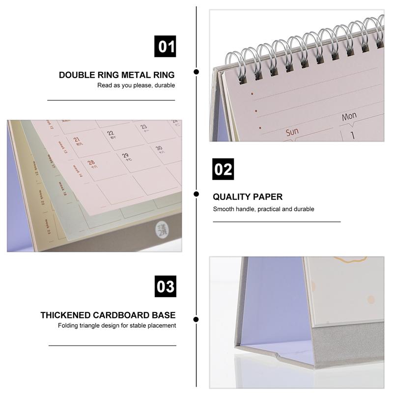 1 Pc Notepad Type Kalender Kalender Schema Kalender Voor Thuis Beer Leuke Kalender Kalender