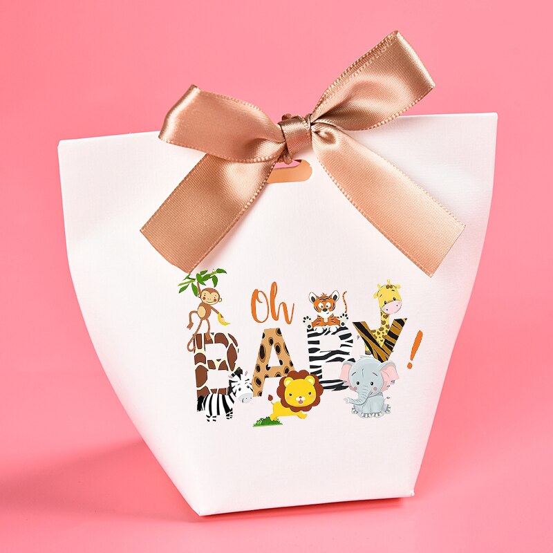 50 Pieces Jungle Safari Animal Party Treat Bags Wild Cameroon