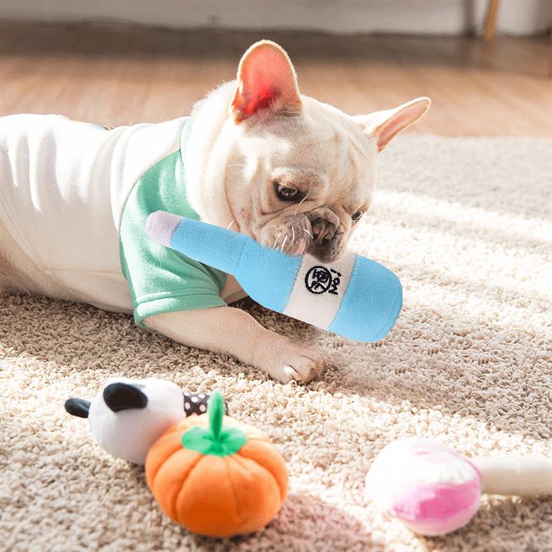 1pc Katze Spielzeug Plüsch Biss Beständig Kreative Drumstick Katze Hund Quietschende Spielzeug Hund Kauen Spielzeug Für Haustier Hund Katze liefert