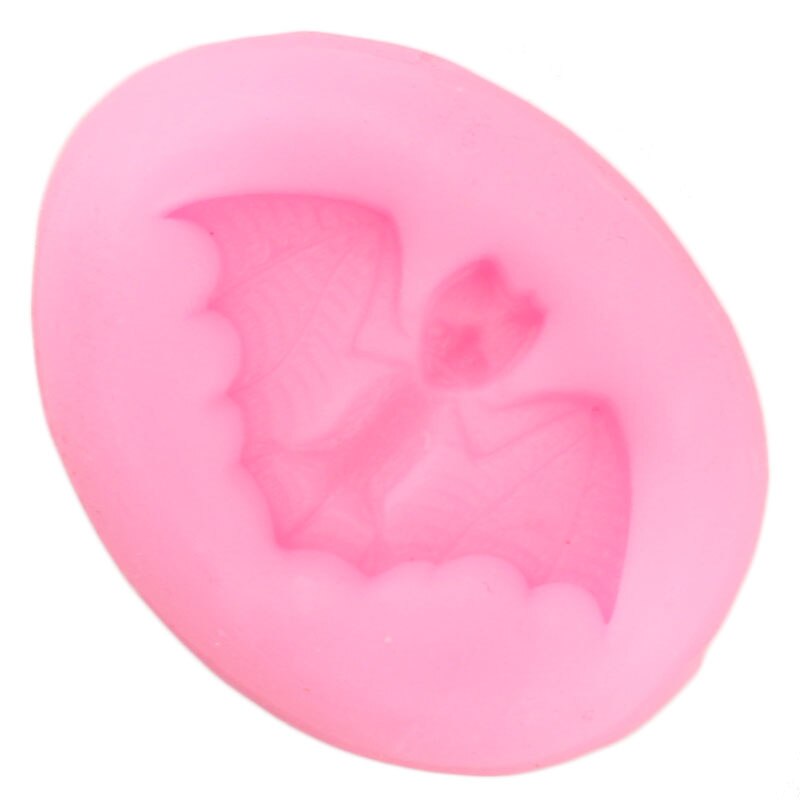 Diy Halloween Vleermuizen Fondant Siliconen Mallen Taart Decoreren Gereedschappen Snoep Polymeer Klei Chocolade Gumpaste Mallen