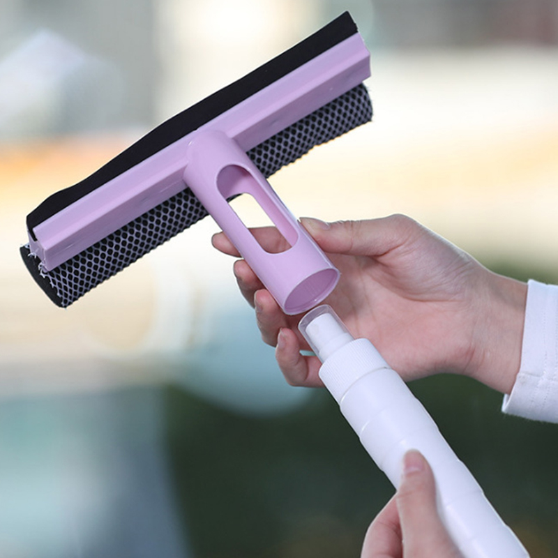 3-in-1 Spray Schrapen Veeg Raamwisser Glasreiniger Ruitenwisser Schraper Schoonmaken Douchewisser voor Huishoudelijk Schoonmaken Tool