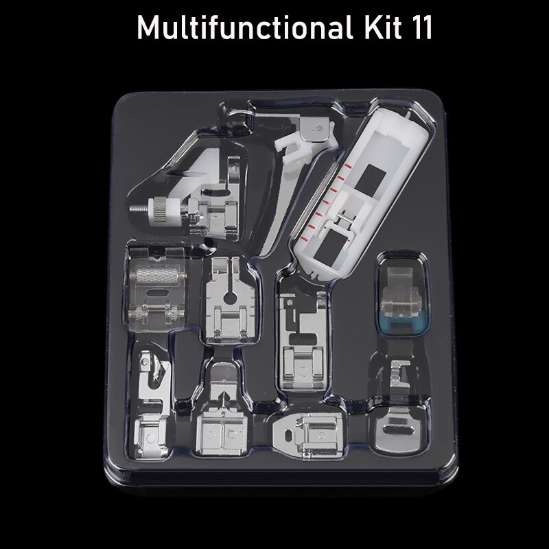 11/32/48/72PCS Sewing Machine Supplies Presser Foot Feet Accessories Singer Brother Sew Kit Braiding Blind Stitch Overlock Parts: 11PCS Presser Foot