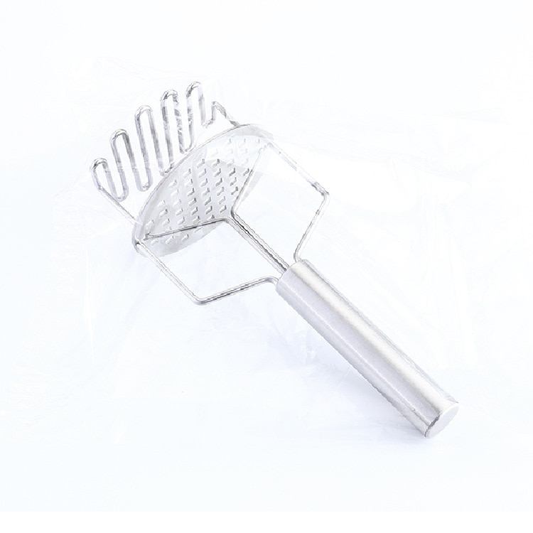 Manual potato press Stainless steel double-layer potato masher Mashed potato Mashed potato tool kitchen gadgets and accessories