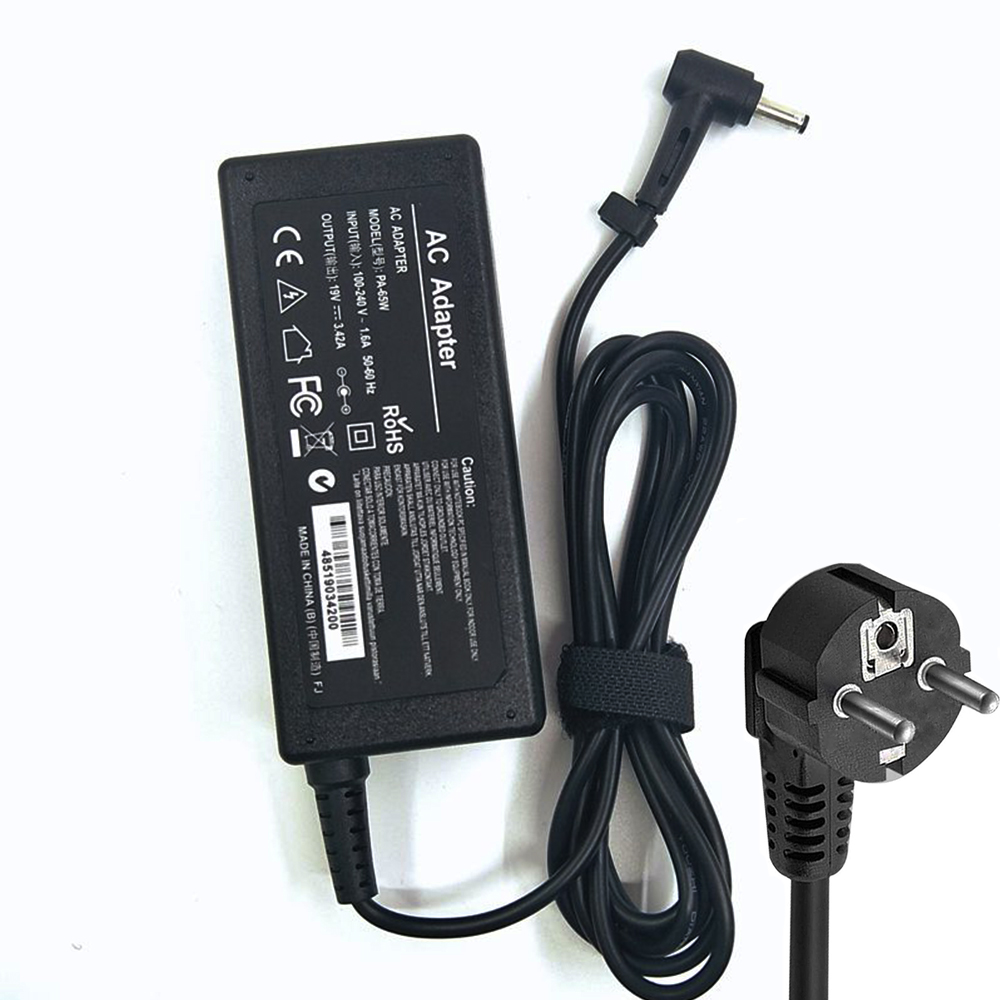 Chargeur d'alimentation pour ordinateur portable, 19V, 3,42 a, 65W, 4.0x1.35, adaptateur pour Asus Zenbook UX32VD UX305CA ux31a x201e ux305f s200e ADP-65DW: Orange