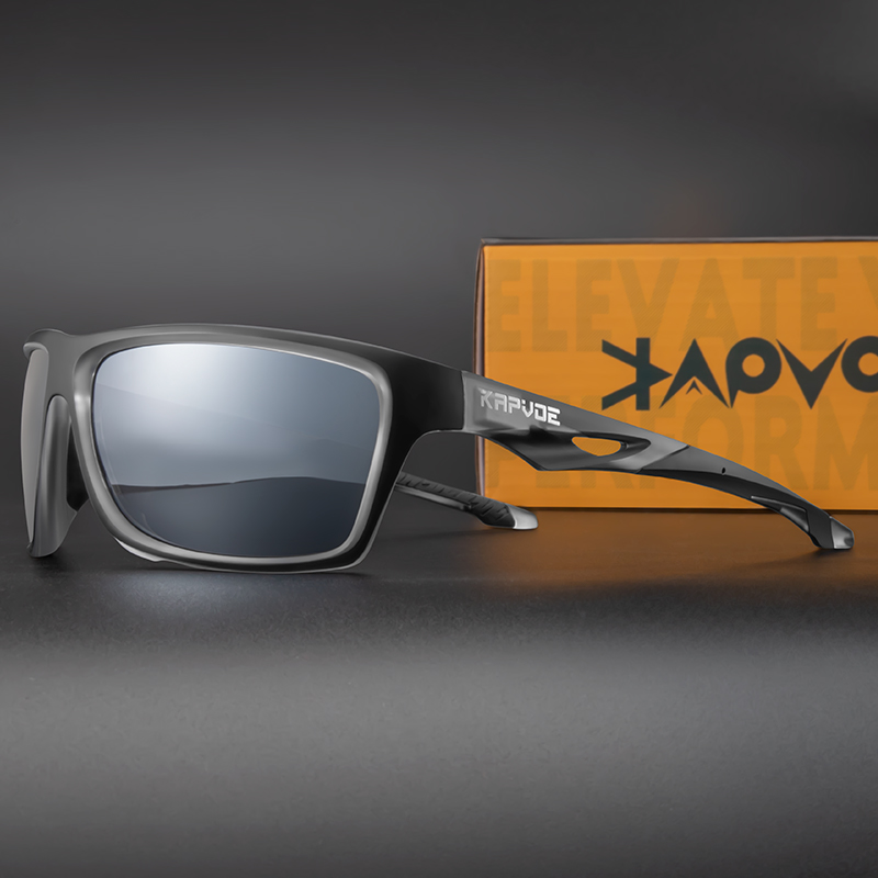 UV400 męskie modne okulary przeciwsłoneczne spolaryzowane okulary sportowe okulary do jazdy kobiety klasyczne męskie okulary przeciwsłoneczne okulary wędkarskie: Złota