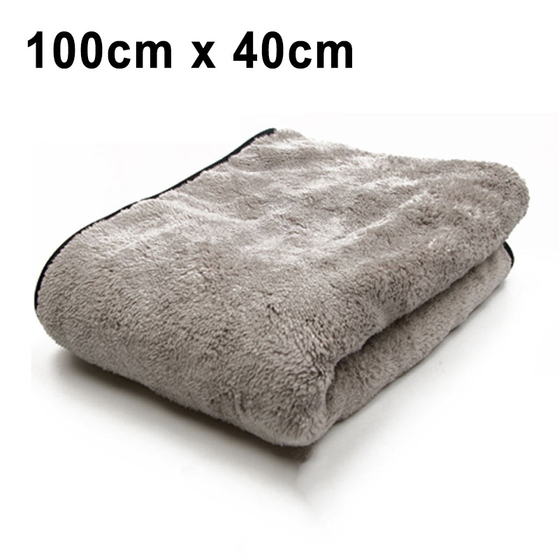 75x35 60x40cm Mikrofaser-Autowaschtuch, schnell trocknend, automatische Reinigung, extra weiches Tuch, hohe Wasseraufnahme für Autowaschzubehör: Gelb
