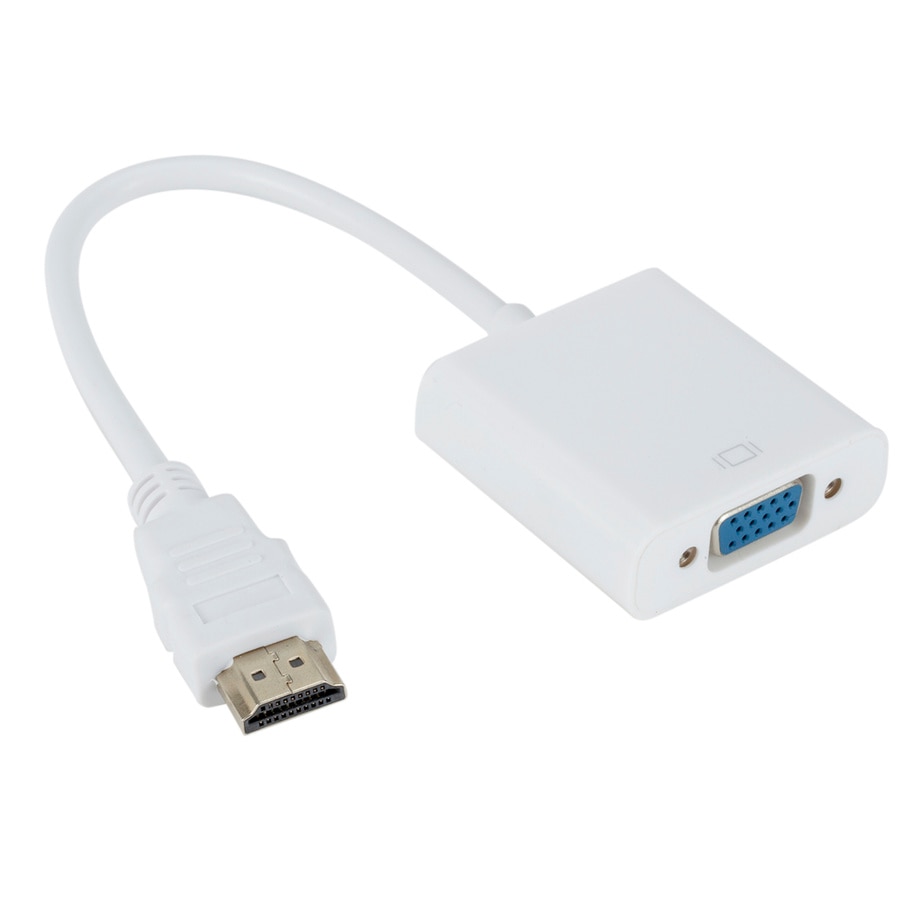 Grwibeou Hdmi Naar Vga Adapter Male Naar Famale Converter 1080P Digitale Naar Analoge Video Audio Voor Pc Laptop Tablet hdmi Naar Vga