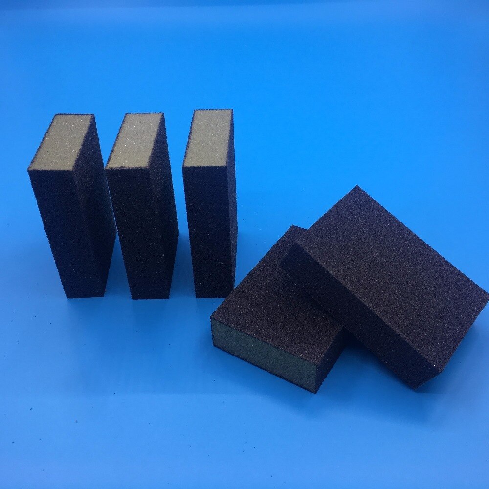 2 pc diamant sable polissage éponge gomme. Vaisselle lavage éponge détartrage cuisine nettoyage fer rouille magique frotter fer outil de polissage