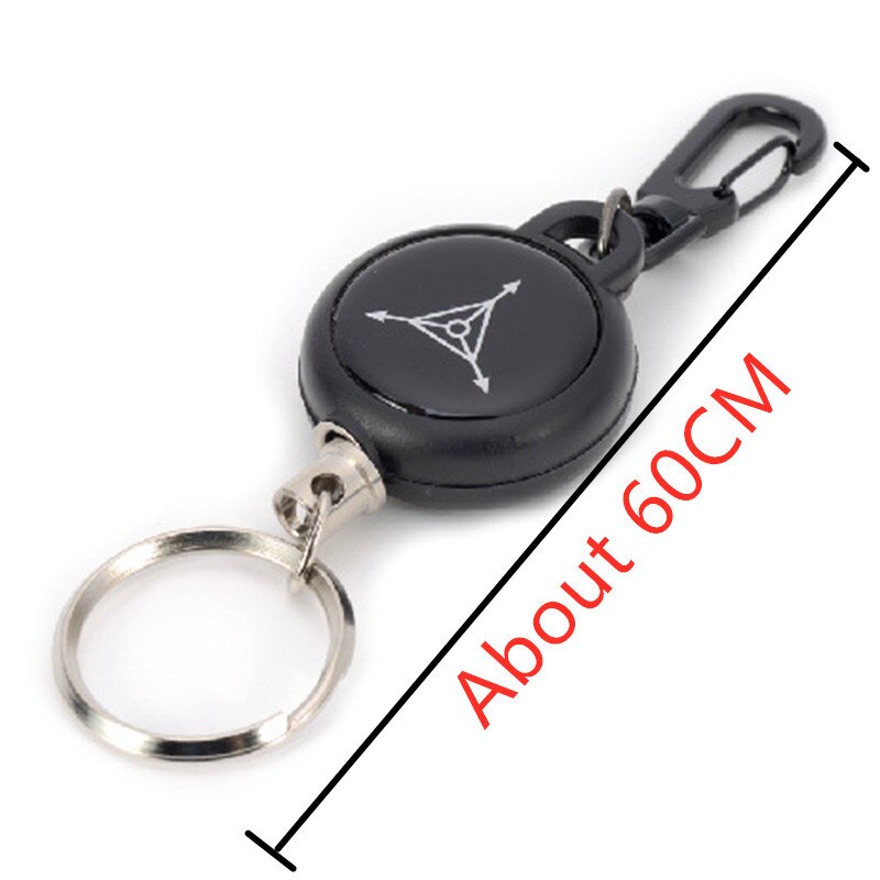 Neue Schlüssel Halfter Keychain TAD Hohe Rebound Teleskop Draht Seil DIY Schlüssel Halfter Anti-verloren Anti-diebstahl Teleskop Clever Schlüsselhalter