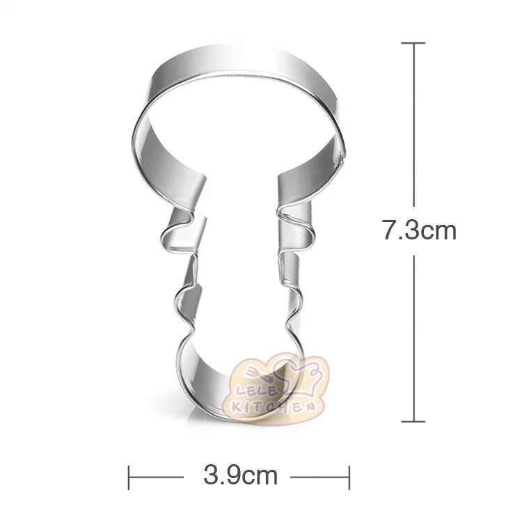 3D Pferd Cookie Cutter Edelstahl Ebene Kekse Werkzeug Backen Zubehör H331: H321