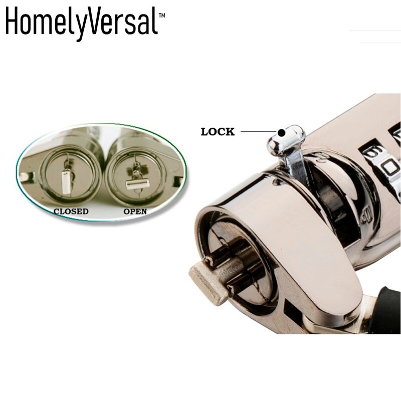 Premium Sleutel Wachtwoord Draagbare Combinatie Laptop Slot Met 1.9M Beveiliging Kabel Chain