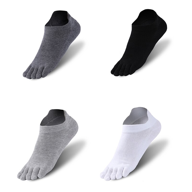 Orthopedic Compression Socks Men's Toe Socks Ultra Low Cut Liner with Gel Tab Breathable