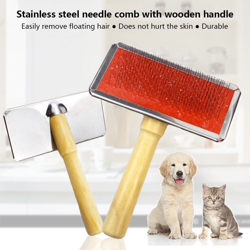 Picture of Pet Dog Combs Stainless Steel Dog Brush Short Long... - Vicedeal