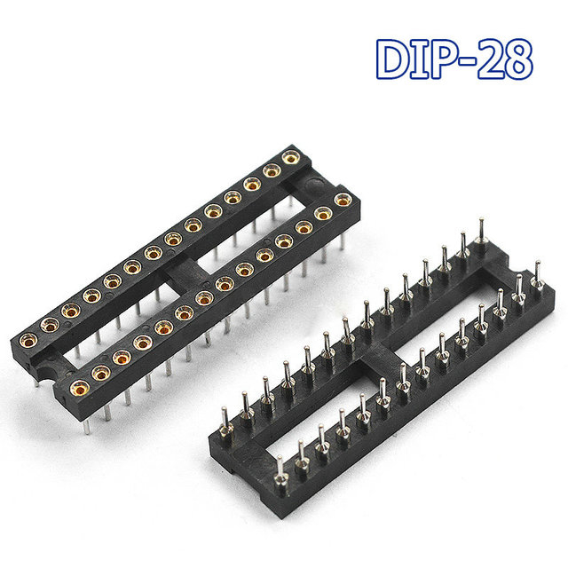 10 Teile/los IC Sockel tauchen6 tauchen8 tauchen14 tauchen16 tauchen18 tauchen20 tauchen28 tauchen40 Stifte Stecker tauchen Buchse 6 8 14 16 18 20 24 28 40 Stift: Orange