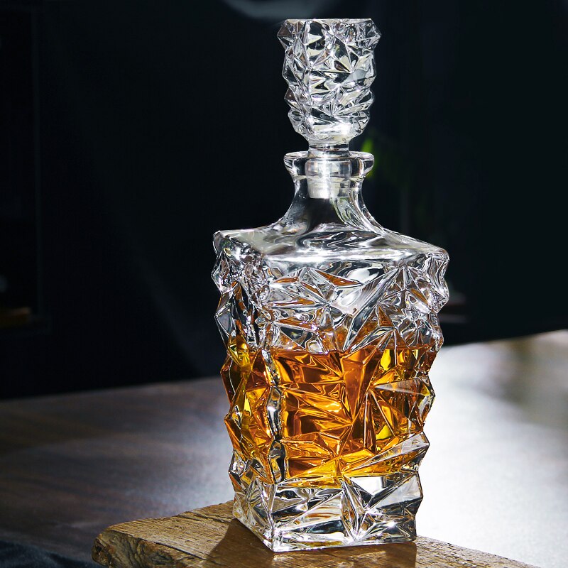 Russland Wodka Karaffe Whiskey Flasche Kristall Glas Wein Bahre Behälter Glasflasche Glas Tasse Heimat Bar Werkzeuge Dekoration