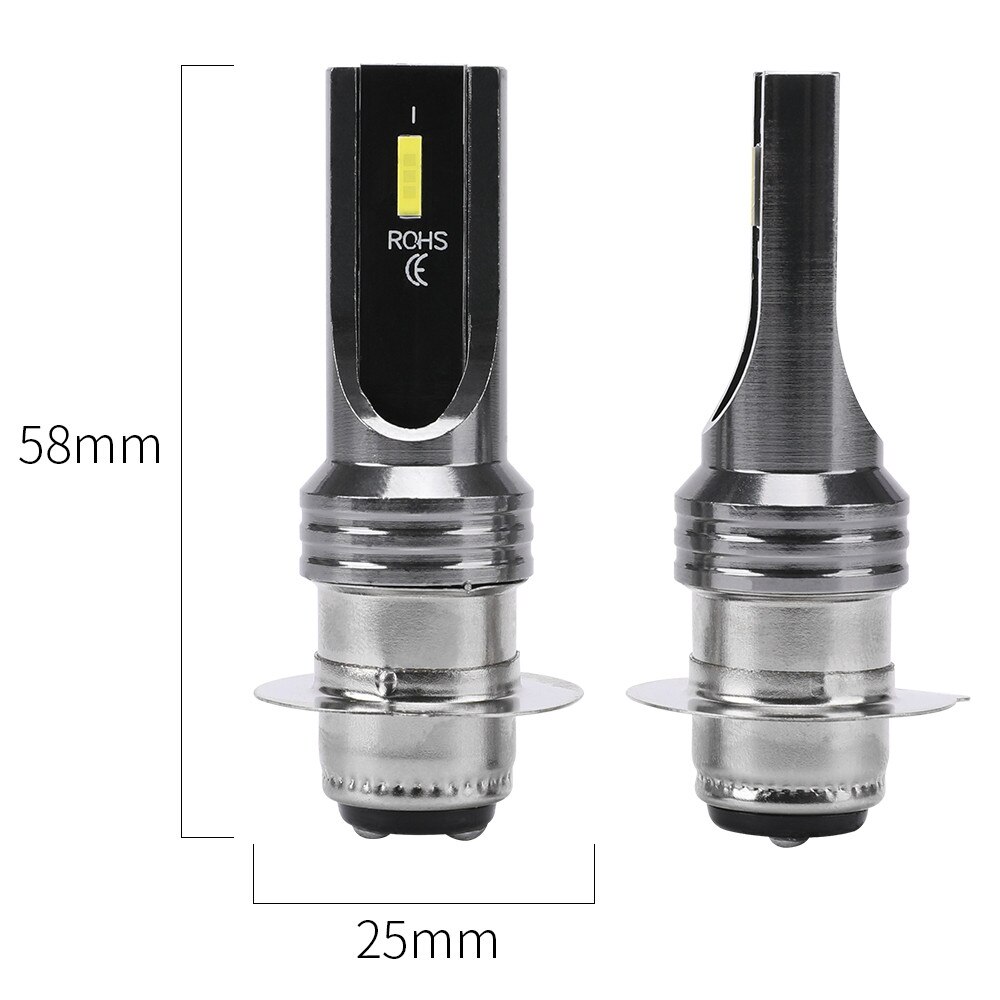Ampoule LED H6M 36W 6000K Pour Phare Moto/scooter/ATV - Remplacement Phare Avant