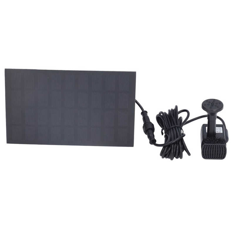 Solar Powered Fountain Floating Water Pump 180L/H for Gardens for Aquariums