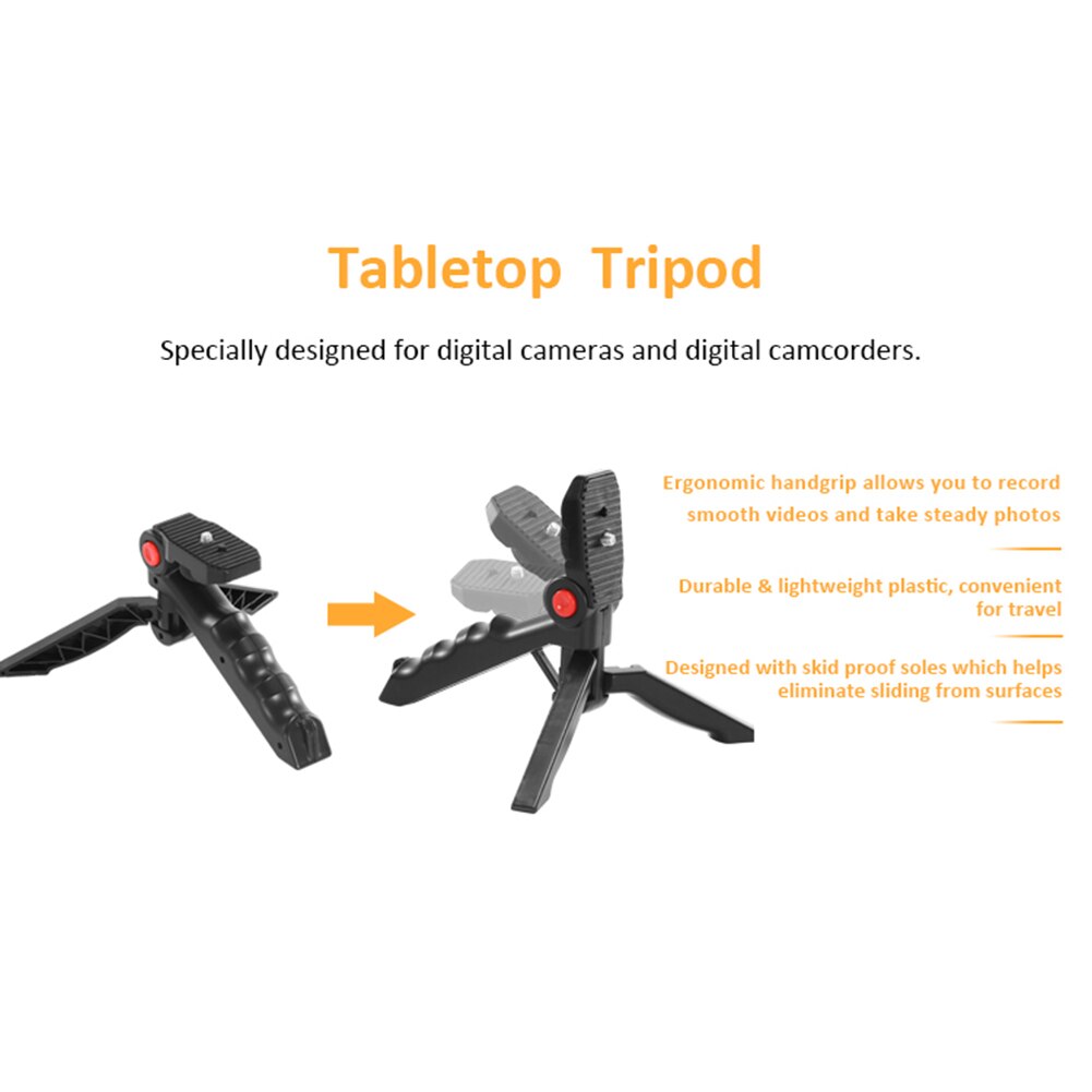 Tripod Holder for Vlogging Photography Smartphone Video Kit Microphone LED Light Recording Handle Stabilizer Bracket