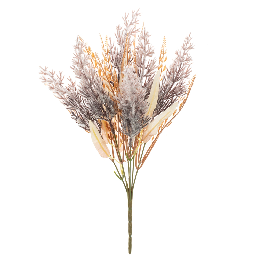 Artificial Plants Reeds Festival Wedding Garden Decorations DIY Flower Bouquets Flower Garland Yard Dining Table Decoration: PURPLE