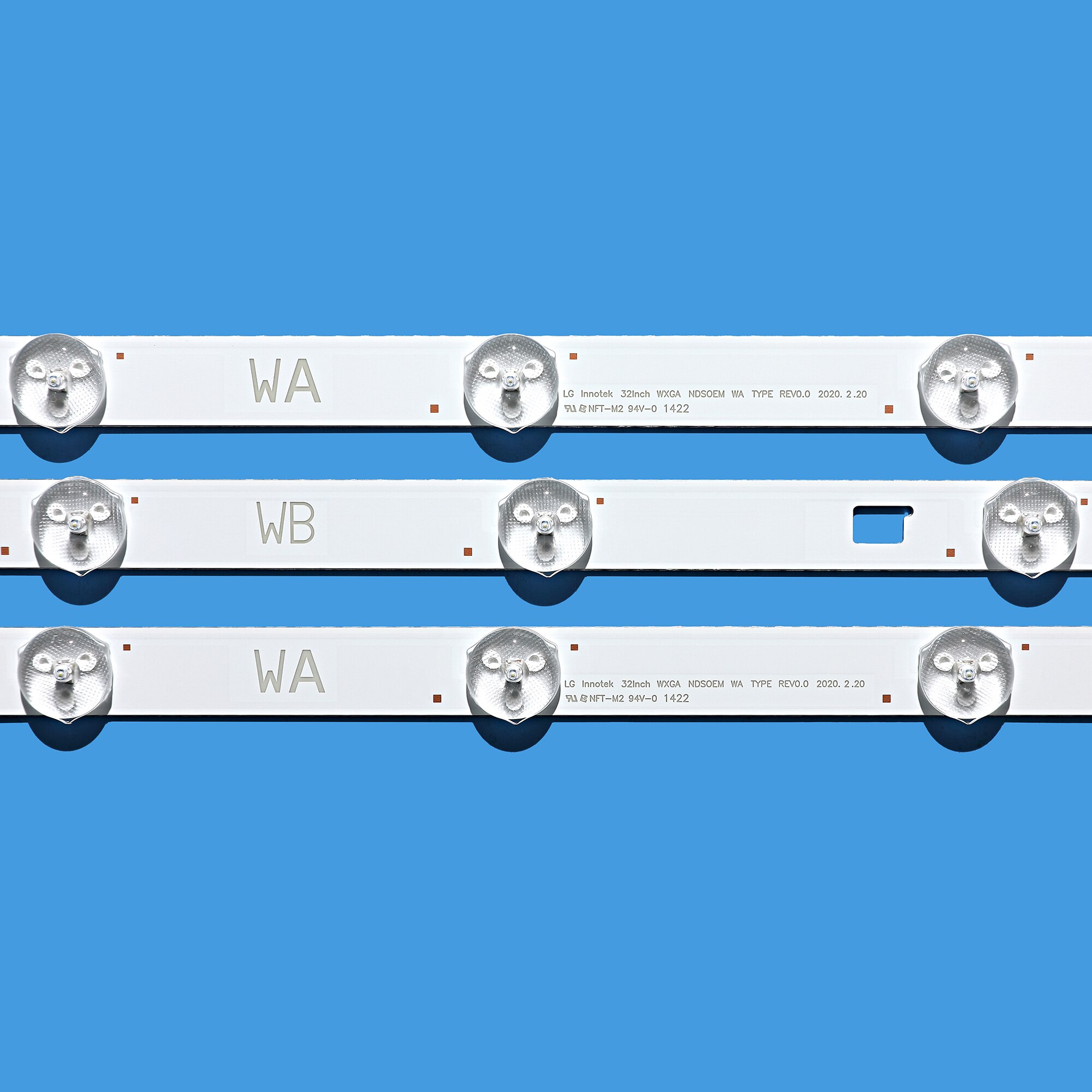 3 pcs led backlight for sony kdl -32 r 415b kdl -32 r 433b 32 r 435b kdl -32 r 410b 32 r 420b kdl -32 r 430b lg innotek 32 inch wxga ndsoem wa wb