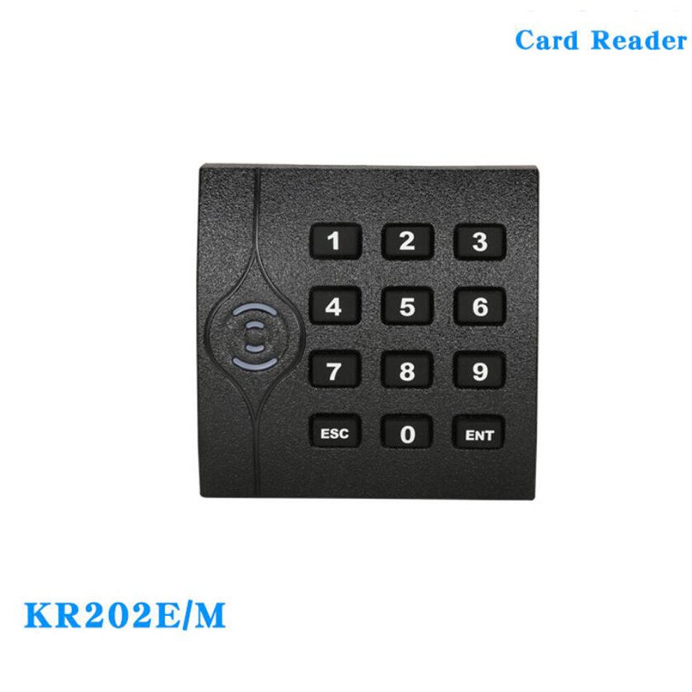 Ip65 waterproof Proximity 125khz Rfid Card Reader with keyboard Wiegand 26/34 13.56mhz Reader For Access Control System KR202