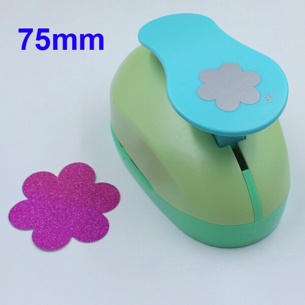7cm Circle Round Flower Leaf Paper Craft Hole Punch Tool Card DIY Scrapbook Cutter Kids Scrapbook Manual Punch Embossing Cutter