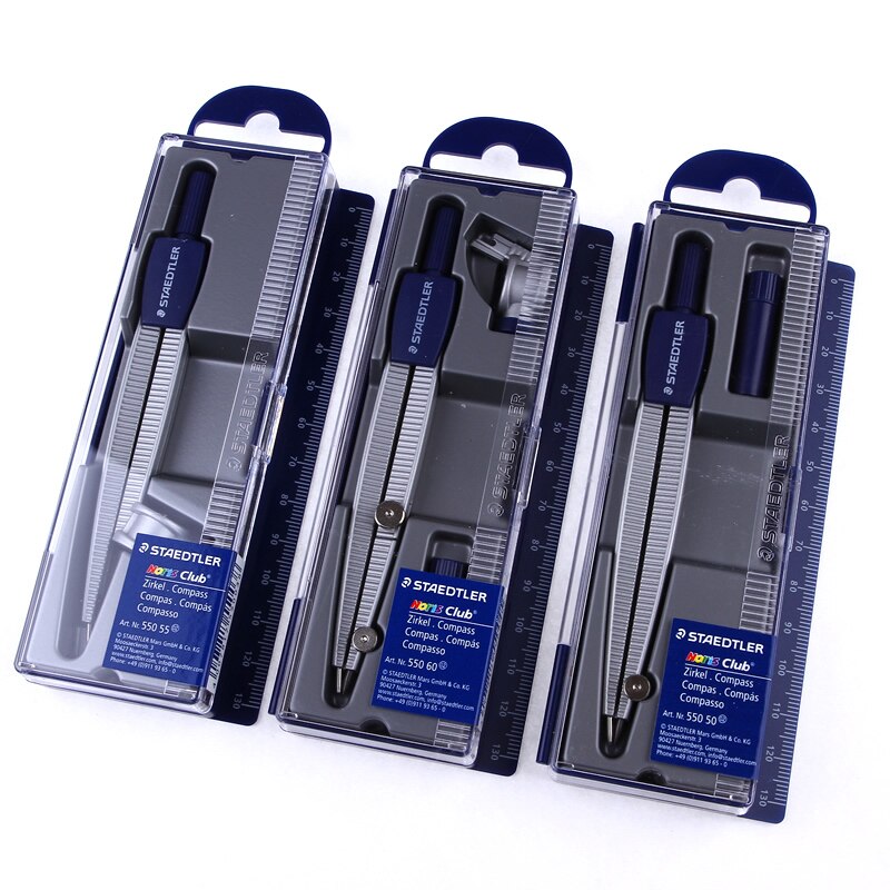 Staedtler Noris Club 550 50/55/60 compas scolaires wz plomb adaptateur universel outils mécaniques de rédaction pour étudiant