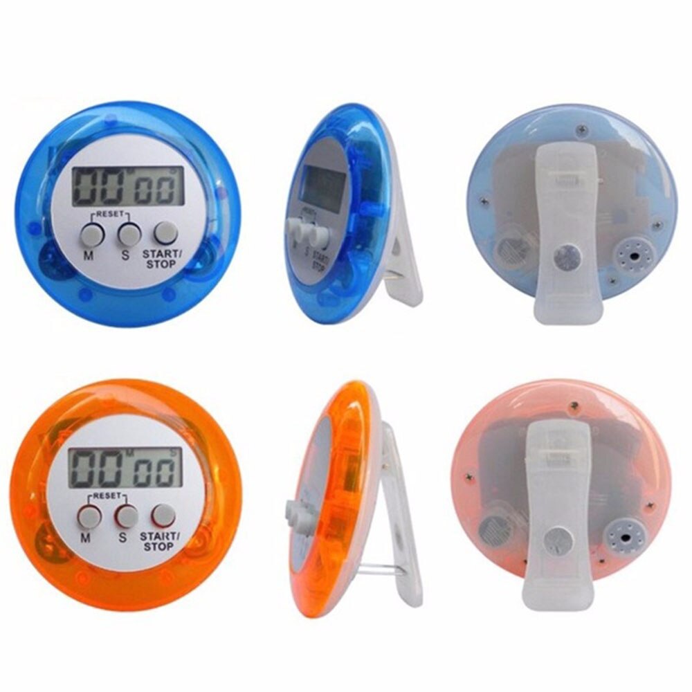 Digital Screen Kitchen Timer Large Display Digital Timer Square Cooking Count Up Countdown Alarm Clock Sleep Stopwatch Clock