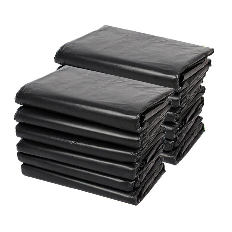 50/100 Uds bolsas de basura grandes negras gruesas bolsas de basura desechables de plástico de privacidad 80x100CM #9