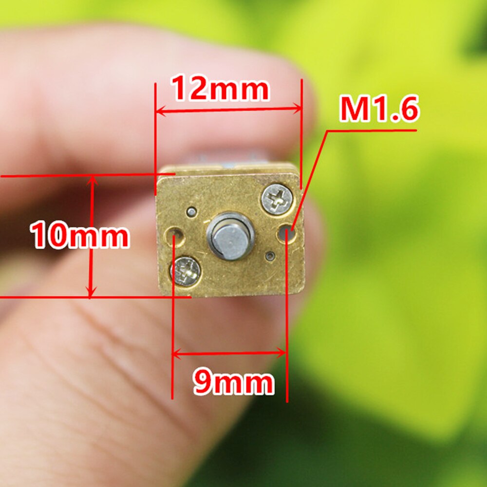 Micro Mini moteur à engrenages N20 3V-6V 5 Volt 33RPM-67RPM, vitesse lente, couple élevé, boîte de vitesses entièrement en métal, moteur électrique pour jouet de loisir