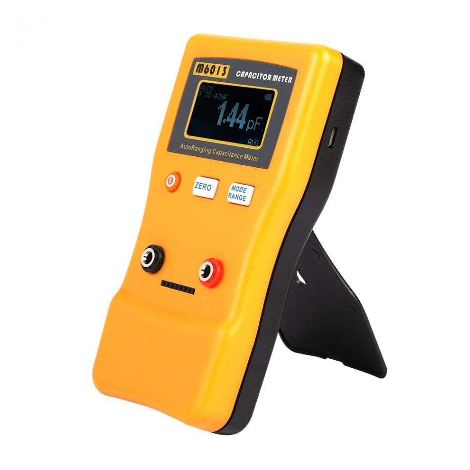 Original LCD High Precision Capacitor Meter Capacitance Resistance Measuring Tools with Test Clip Test Tool