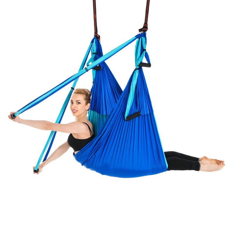 Anti-Gravity Yoga Altalena Aerea Volare Altalena Palestra Amaca Anti-Gravity 6 Hand Grip Appeso Sedia Ultra Forte sling Pilates