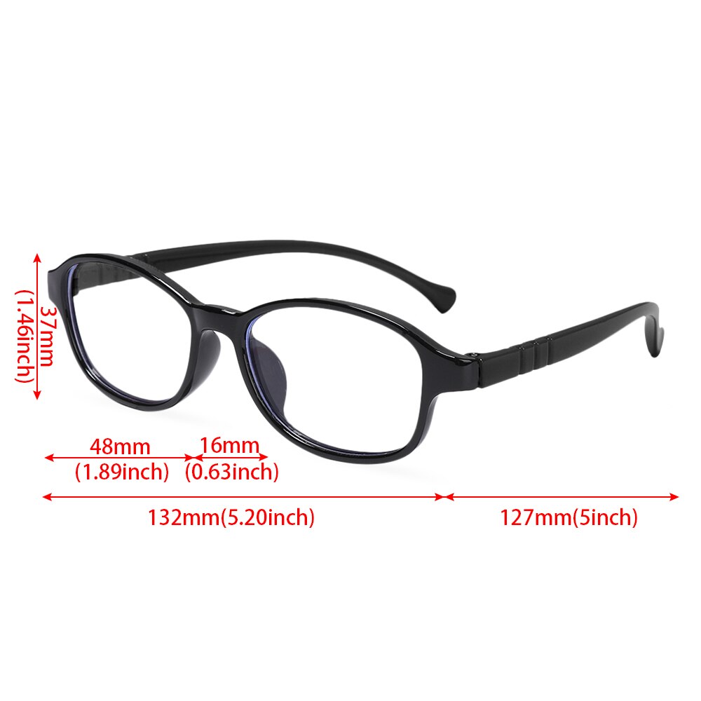 Gafas antiluz azul para niños y niñas, lentes de protección para ordenador, montura ultraligera