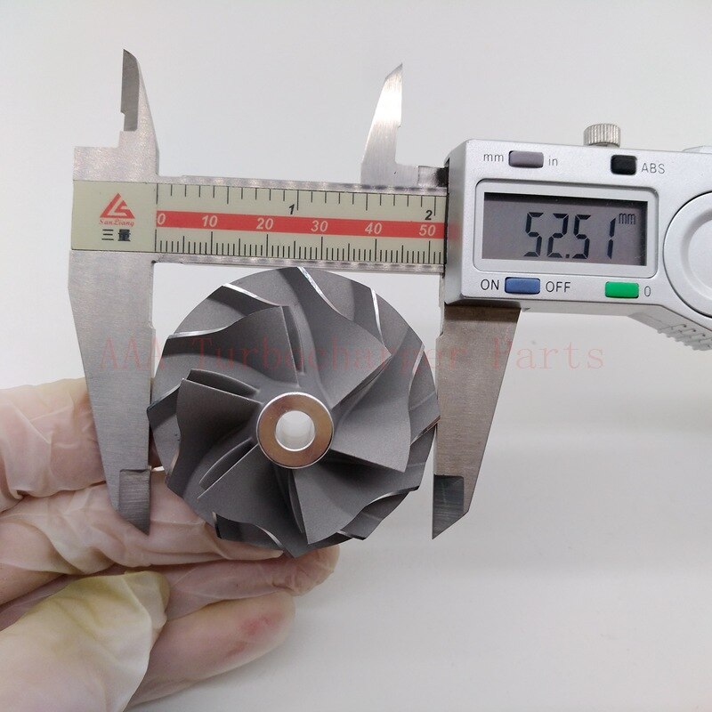 GT2538C Turbo Compressor Wheel 38.6x52mm 454207-5001S 454184-0001 A6020960899 OM602 engineAAA Turbocharger parts