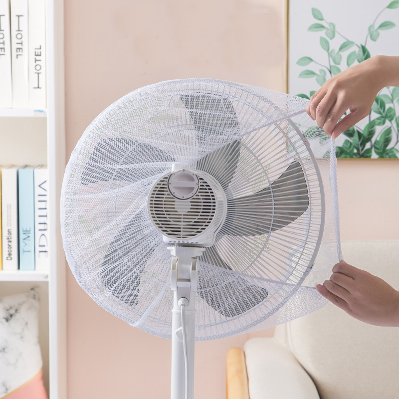 Cute Printed Electric Fan Cover for Baby Kid Finger Protector Safety Mesh Net Cover Children Hand-protected Fan Guard Dust Cover