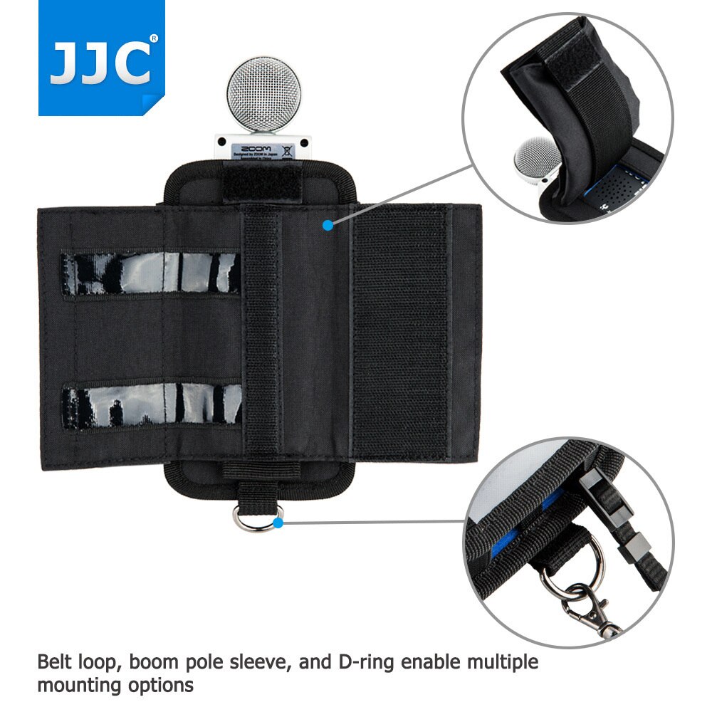 Jjc Zoom H6 Case Record Protector Opslag Houder Zachte Case Handy Recorder Bag Accessoires Vervangt Zoom PCH-6