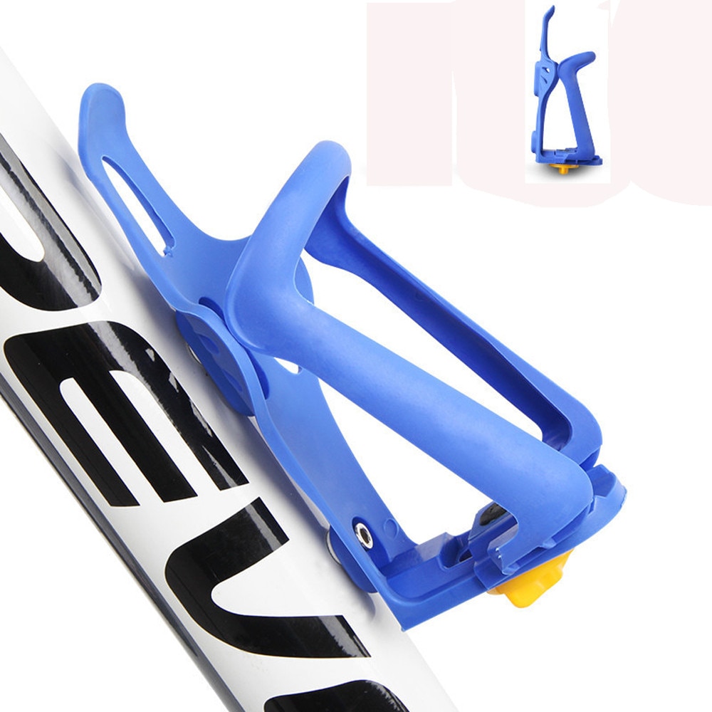 Universal Bike Water Bottle Cage – Quick Release, ABS Plastic, Fits Handlebars