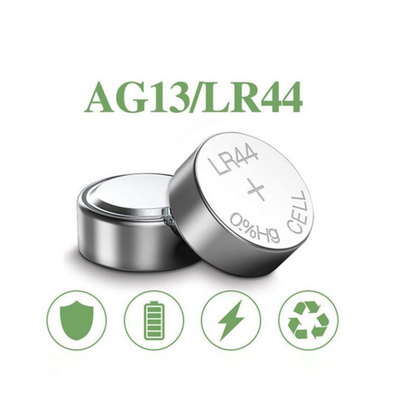 50pcs Cell Coin Watches Battery LR44 AG13 L1154 357 SR44 1.5V Alkaline Button Batteries Suitable For Watch