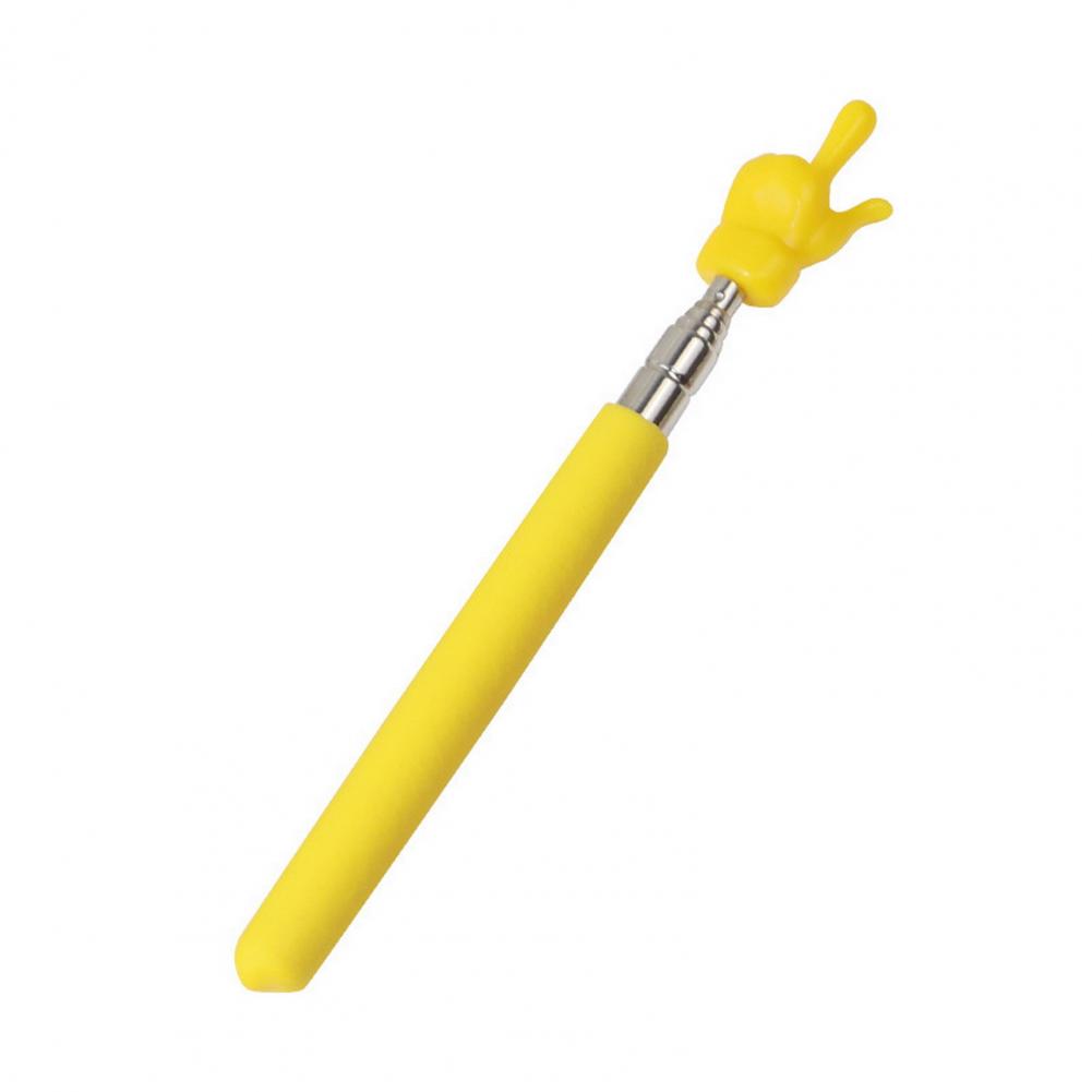 Finger Reading Guide for Children, Ferramentas de ensino pré-escolar Varas retráteis, Brinquedos Educativos para Aprendizagem, Class Whiteboard Pointer: Rosa