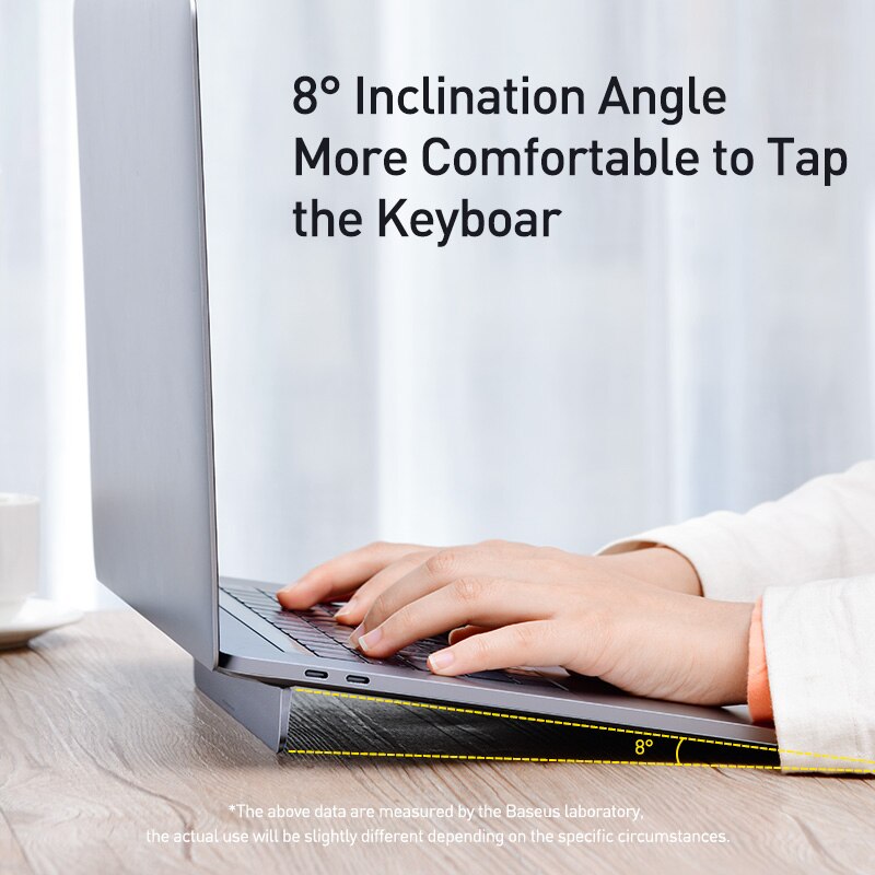 Baseus notebook computer holder til macbook pro air anvendelig  to 11.6-17 tommer notebook stander desktop holder computer stand